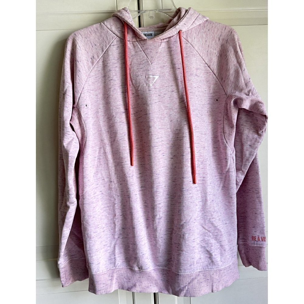 Gymshark Womens Size XS Oversized Pink Purple Hoodie Sweatshirt Be‎ A Visionary